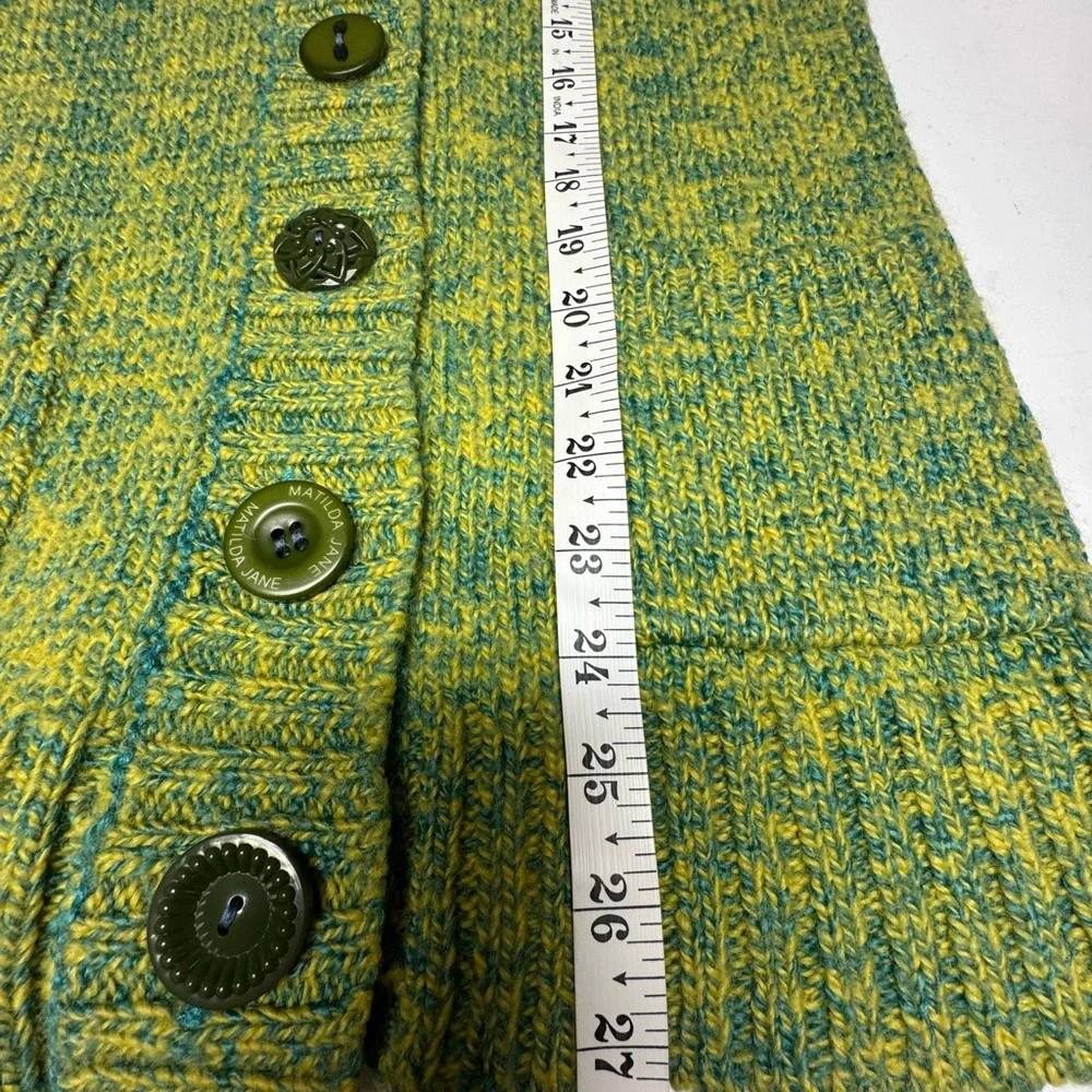 Matilda Jane Green and Yellow‎ Knit Cardigan